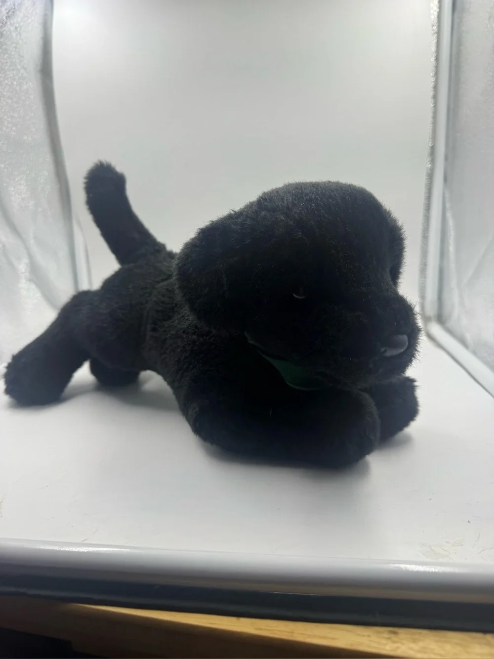 Cabelas Labrador Retriever Plush Stuffed Animal Puppy Dog Black with Bandana 10